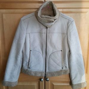 Replay Made in Italy faux shearling jacket sz XS